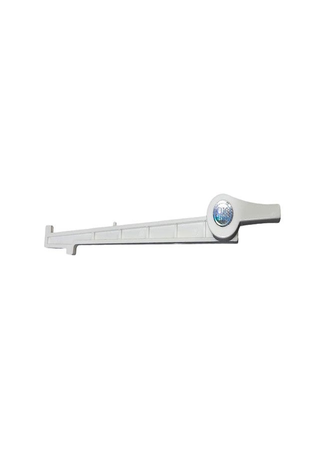TILEINDIA Cistern Handel |Plastic Toilet Flush Tank Lever Handle (Parry Type, White) - Image 1